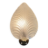 Applique en verre et laiton du milieu du siècle Attr. à Barovier&Toso, années 1950, Italie