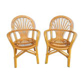 Fauteuils en rotin
