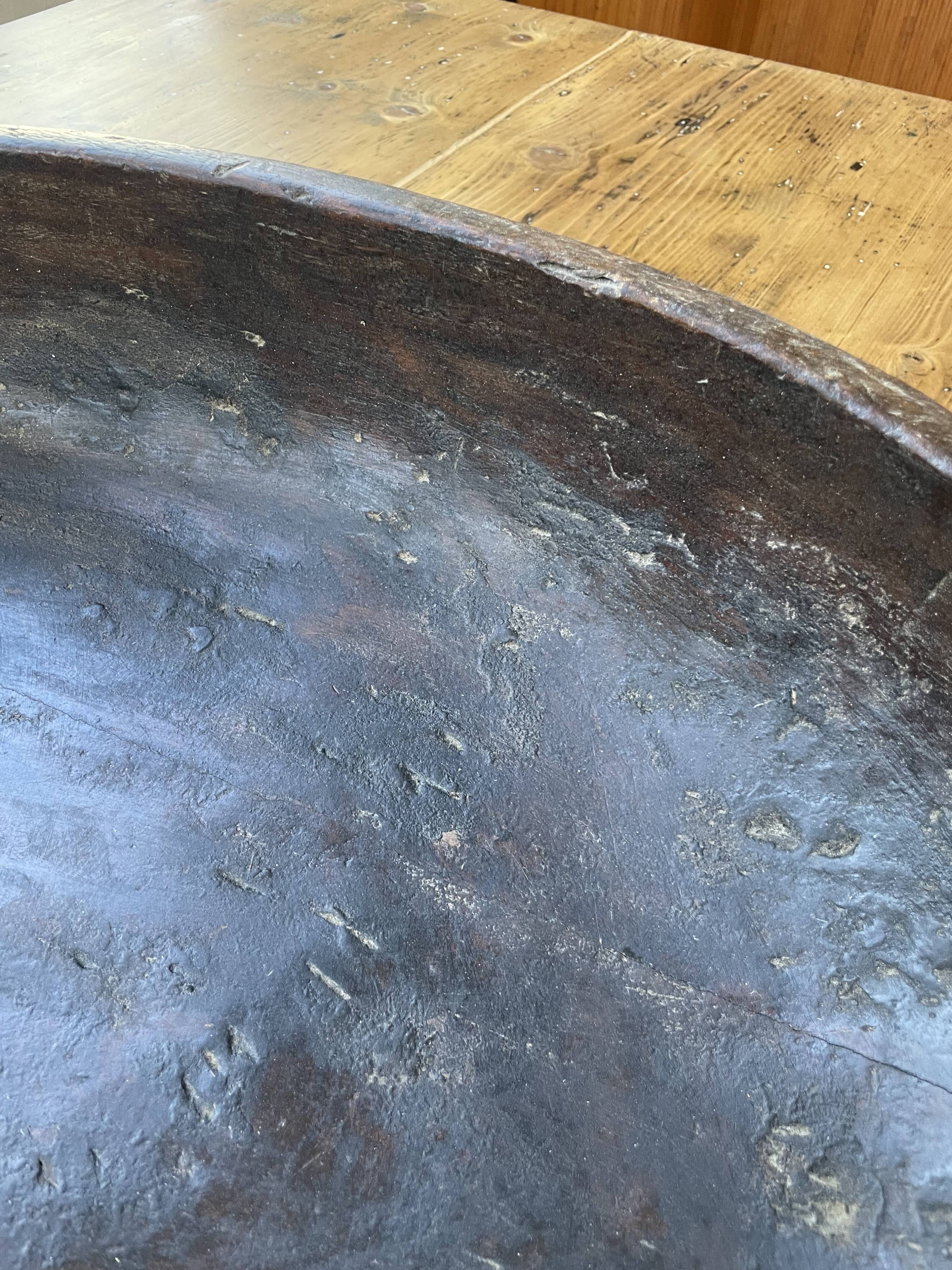 Plat en bois berbère XXL