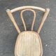 Stripped bentwood bistro chair Thonet no. 18