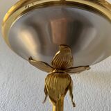 Lampadaire laiton bronze années 70