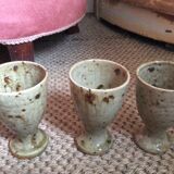 Set of 5 cups in sandstone