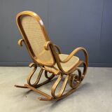 Vintage bentwood rocking chair, 1960s