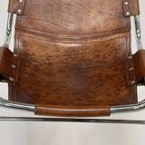 Chaise Les Arcs Cognac Design Dal Vera Mid Century