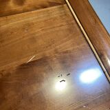 Table basse en bois et marbre