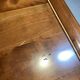 Table basse en bois et marbre