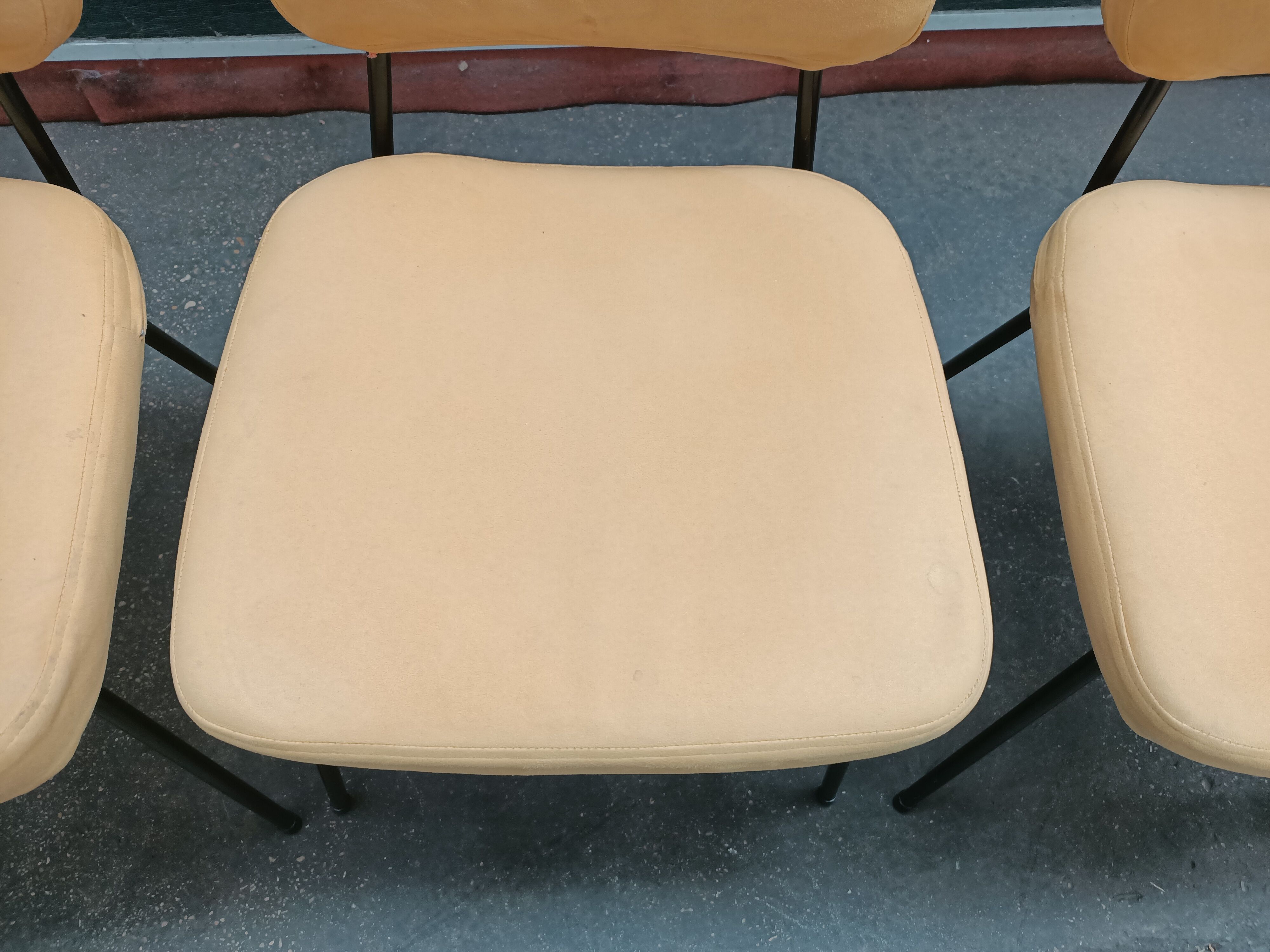 Set de 4 André Simard chairs