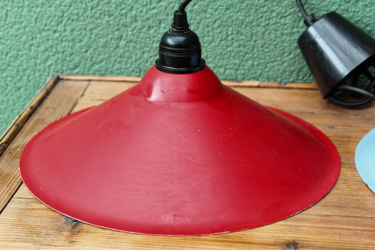 Pair of vintage IKEA T501 pendant lights
