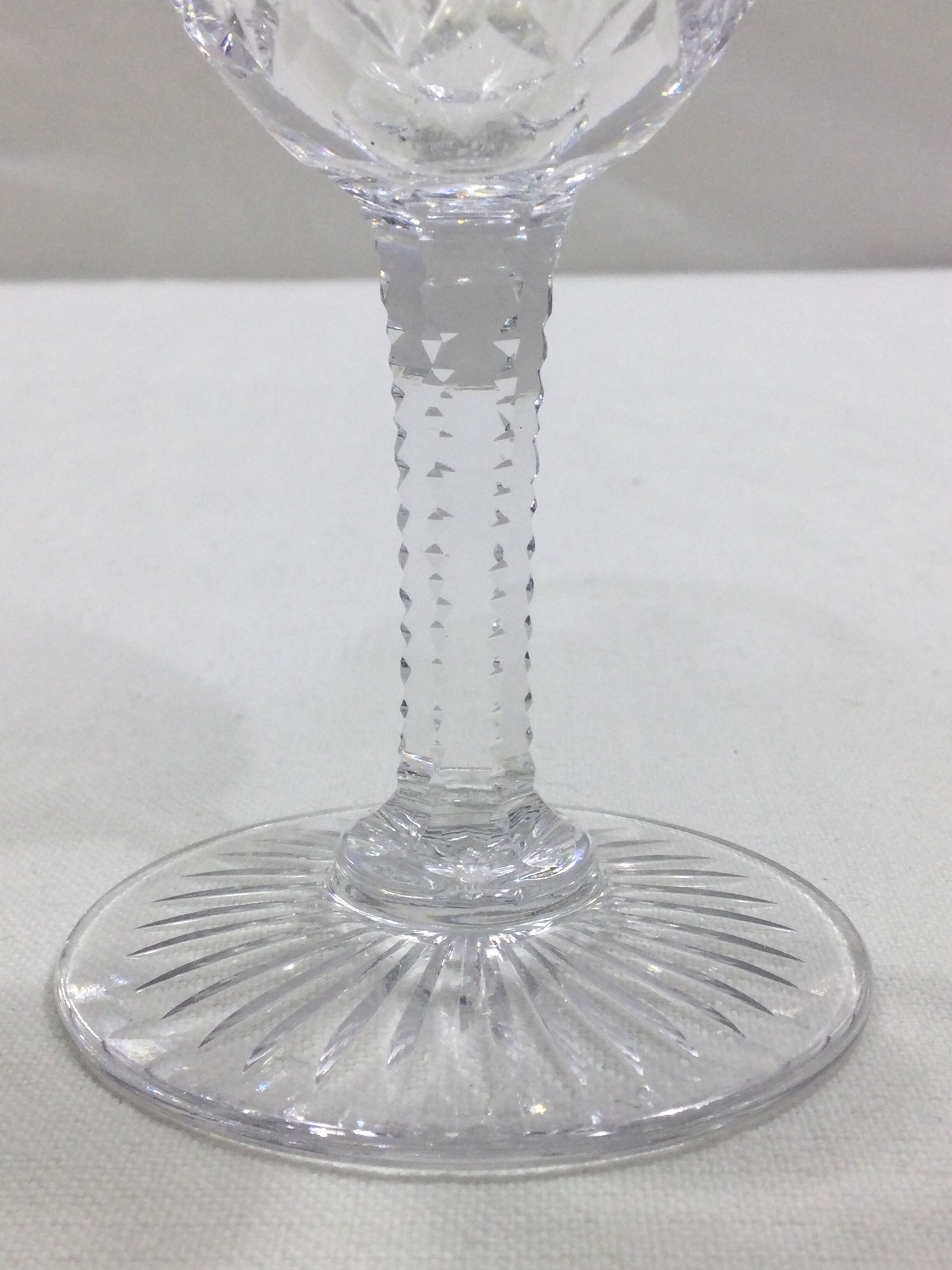 Saint Louis - 6 White Wine Glasses Gavarni Model