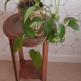 Vintage 50s harness in light walnut and marble.