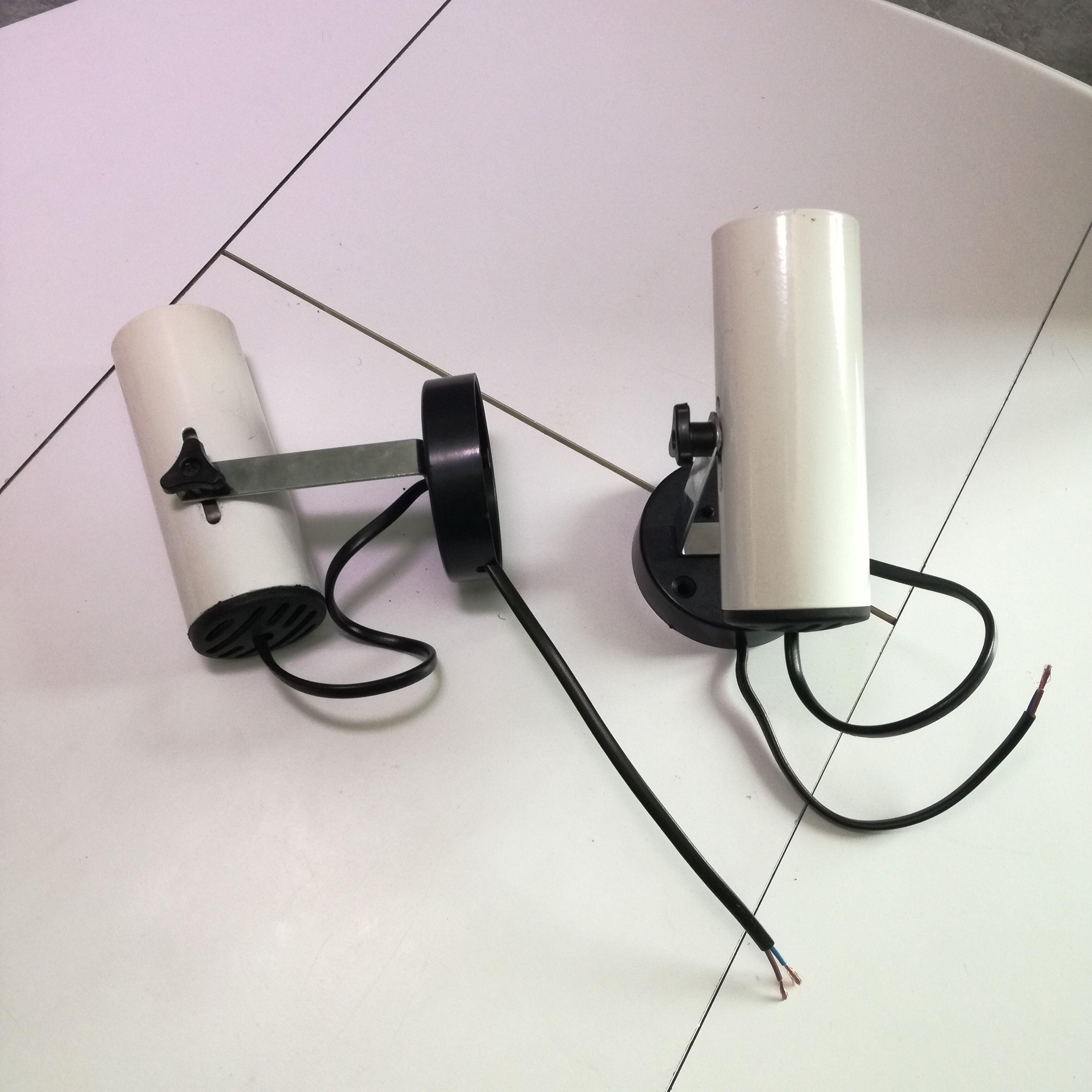 Pair of adjustable wall projectors 1970