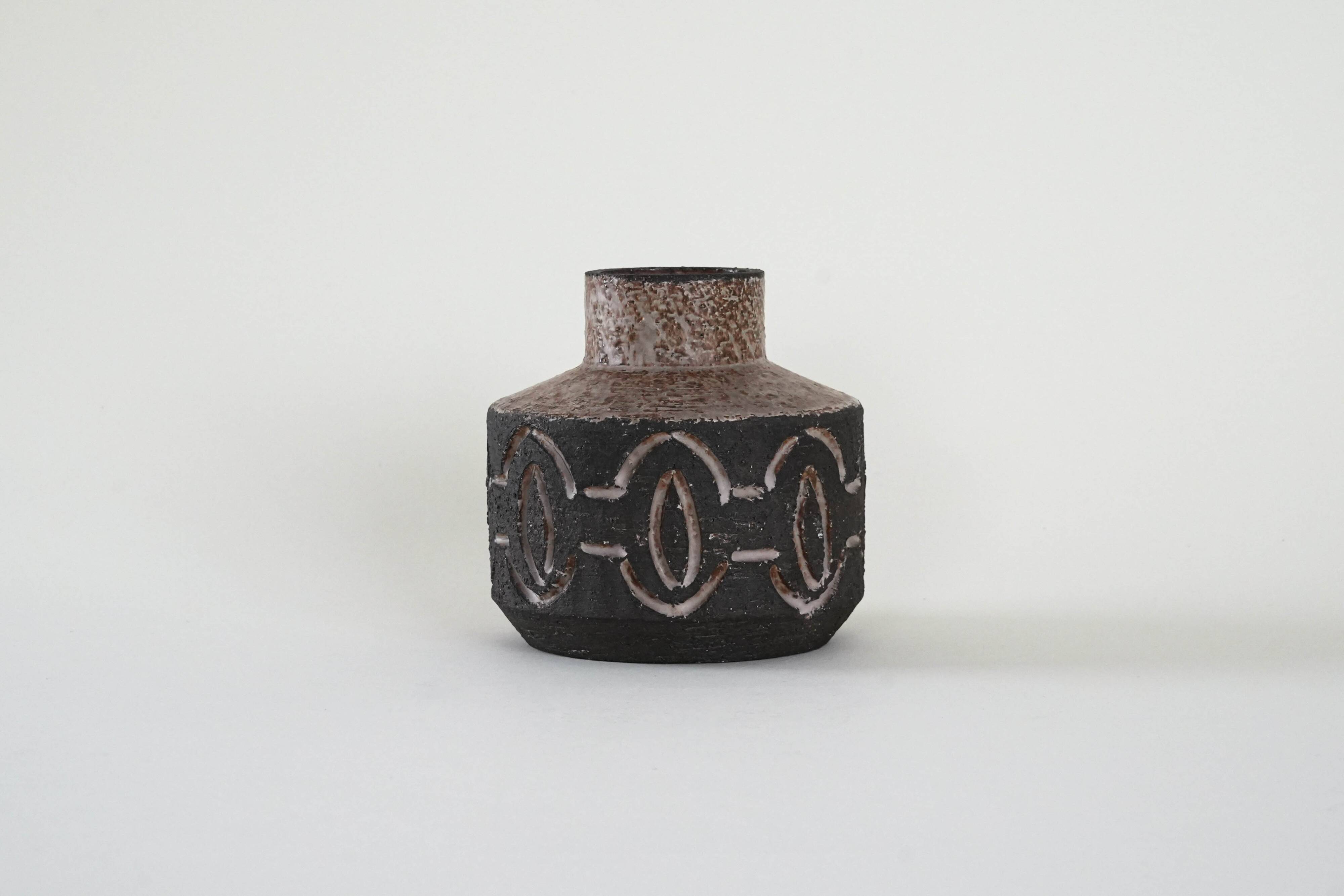 Ceramic vase, Danish design, 1960s, manufacturer: LoveMose