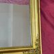Miroir de cheminée stuc bois dore XIX eme 40x55cm
