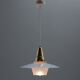 Suspension in brass and glass 60 years