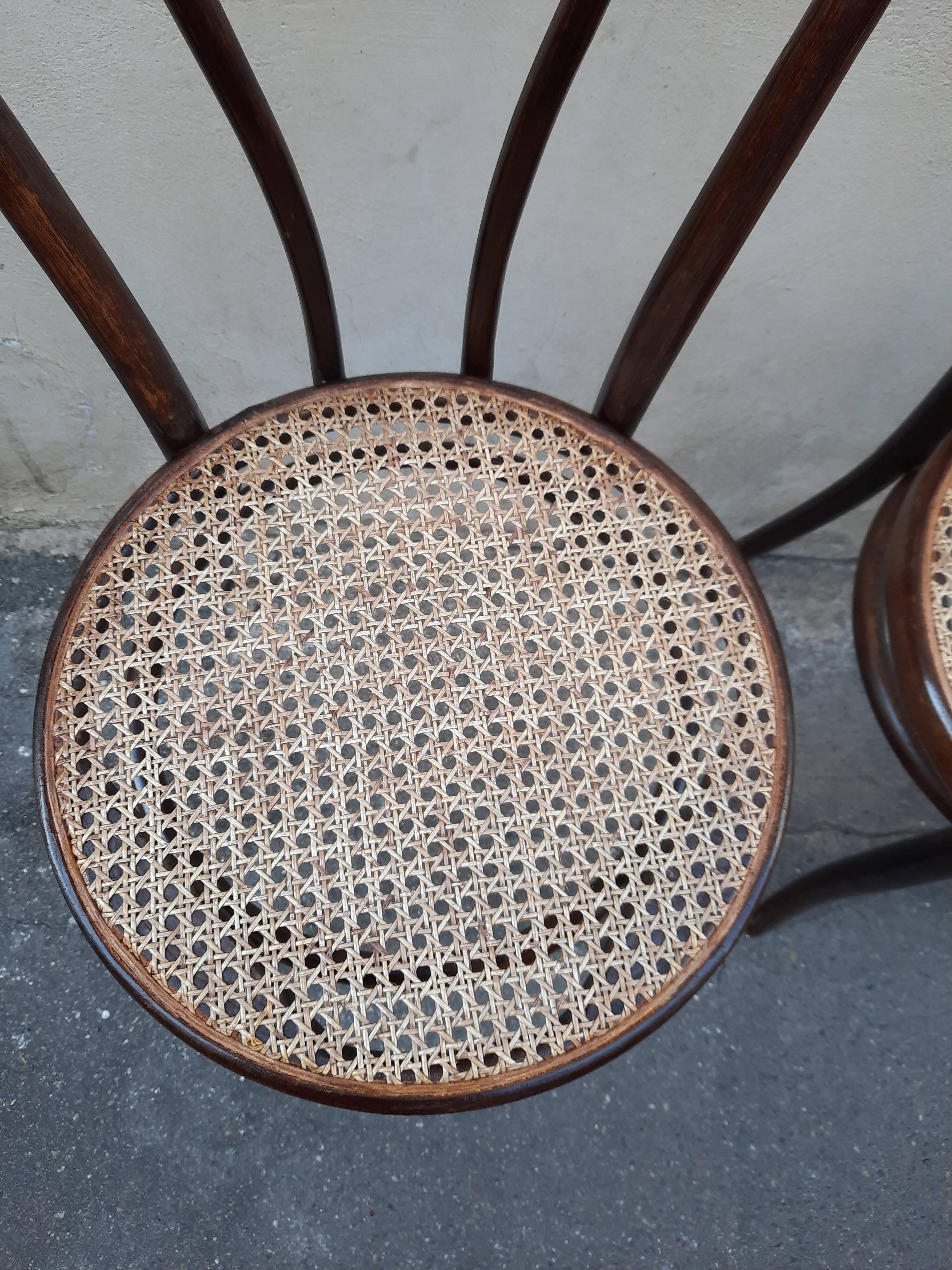 Pair of bistro chairs