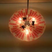 Suspension en verre design du milieu du siècle Napako, années 1960.