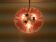 Mid-century design glass pendant/Napako, 1960's.