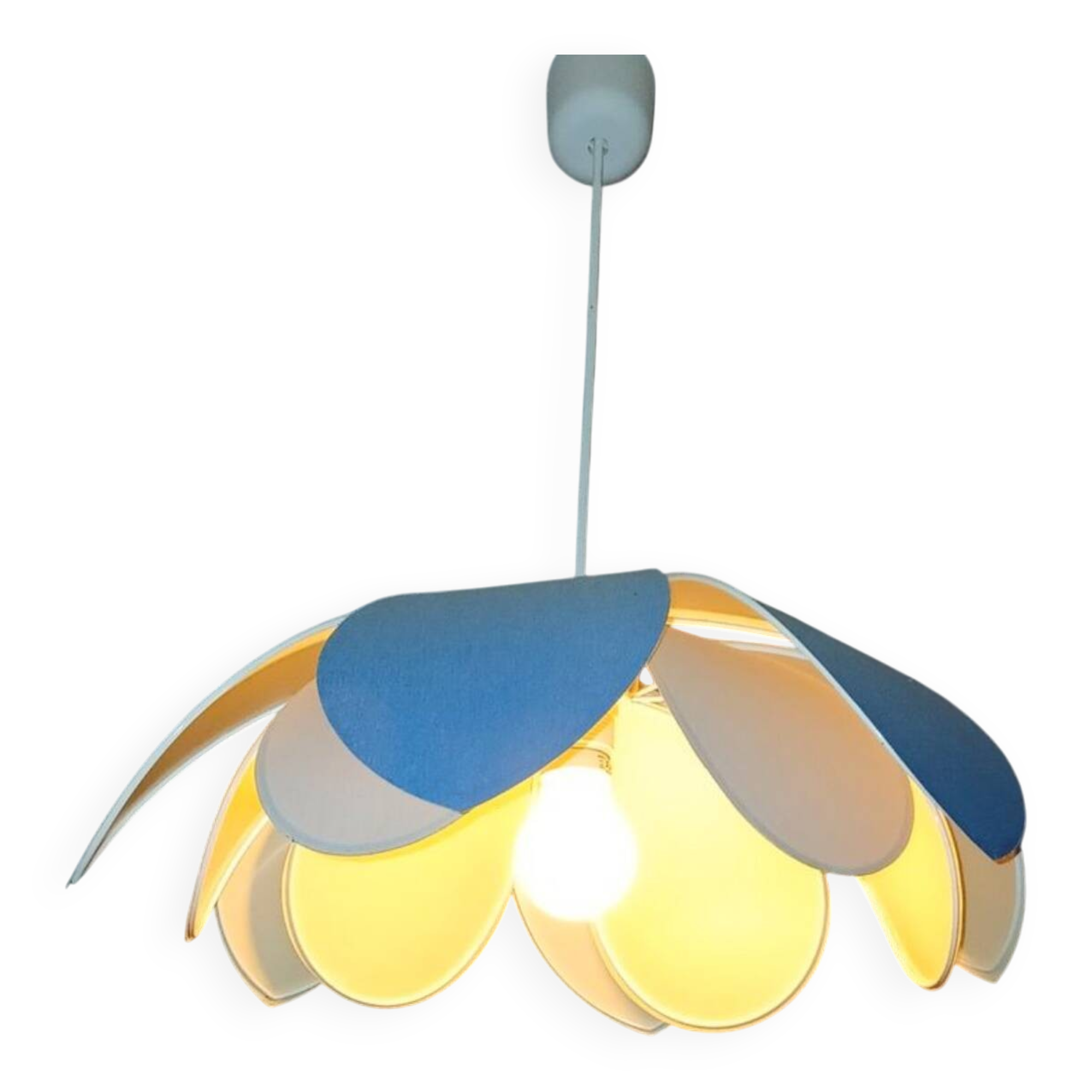 Vintage Lotus pendant light 70s