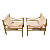 paire de fauteuils Sirocco d'Arne Norell - Suède années 60
