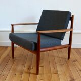 Scandinavian armchair Grete Jalk teak