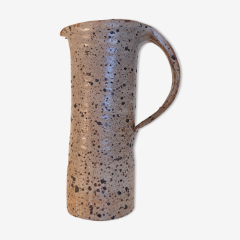 Pyrite stoneware pitcher signed from 1974