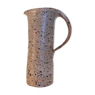 Pyrite stoneware pitcher signed from 1974