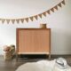 Commode vintage pieds compas