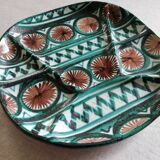 Set 6 compartment plates Robert Picault Vallauris