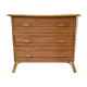 Commode en rotin vintage