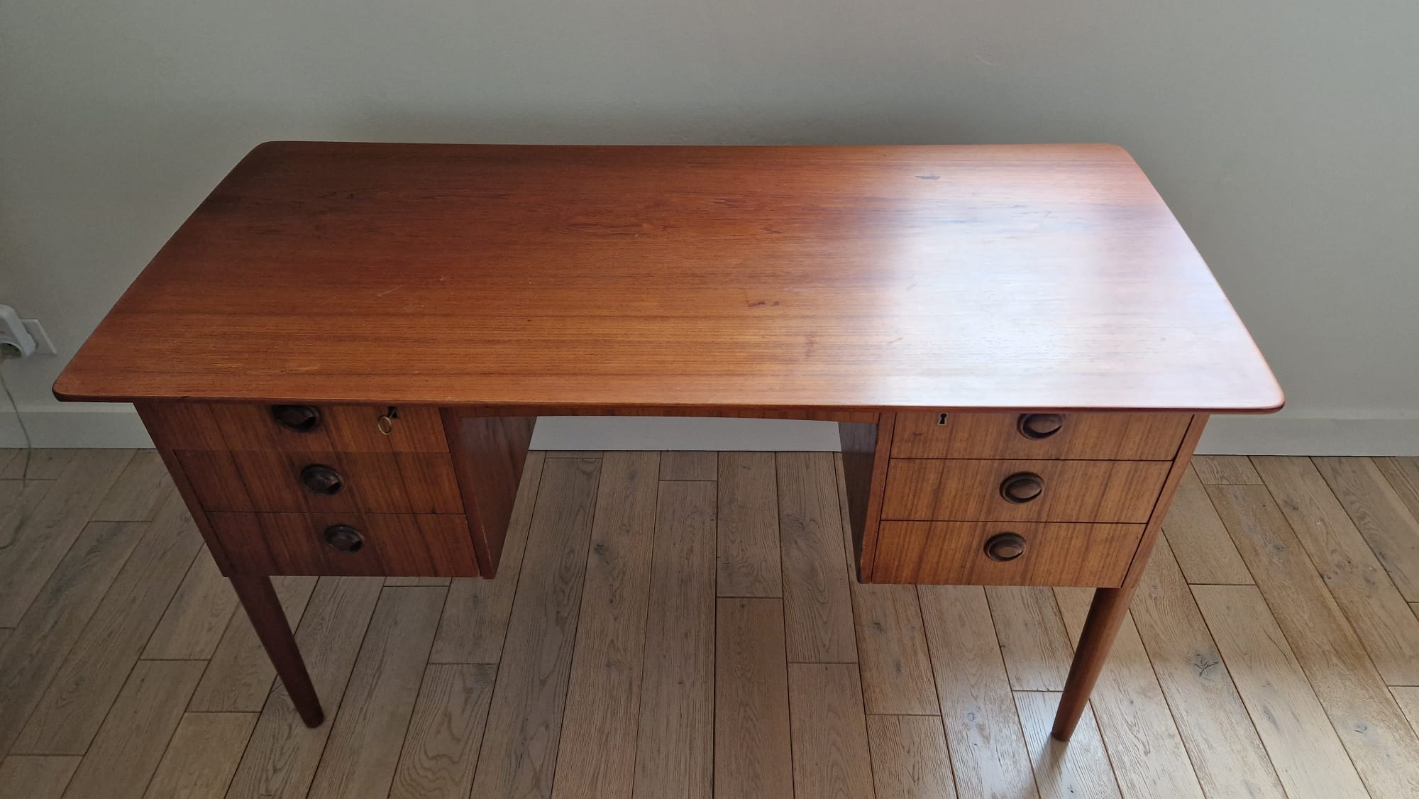 Danish teak desk