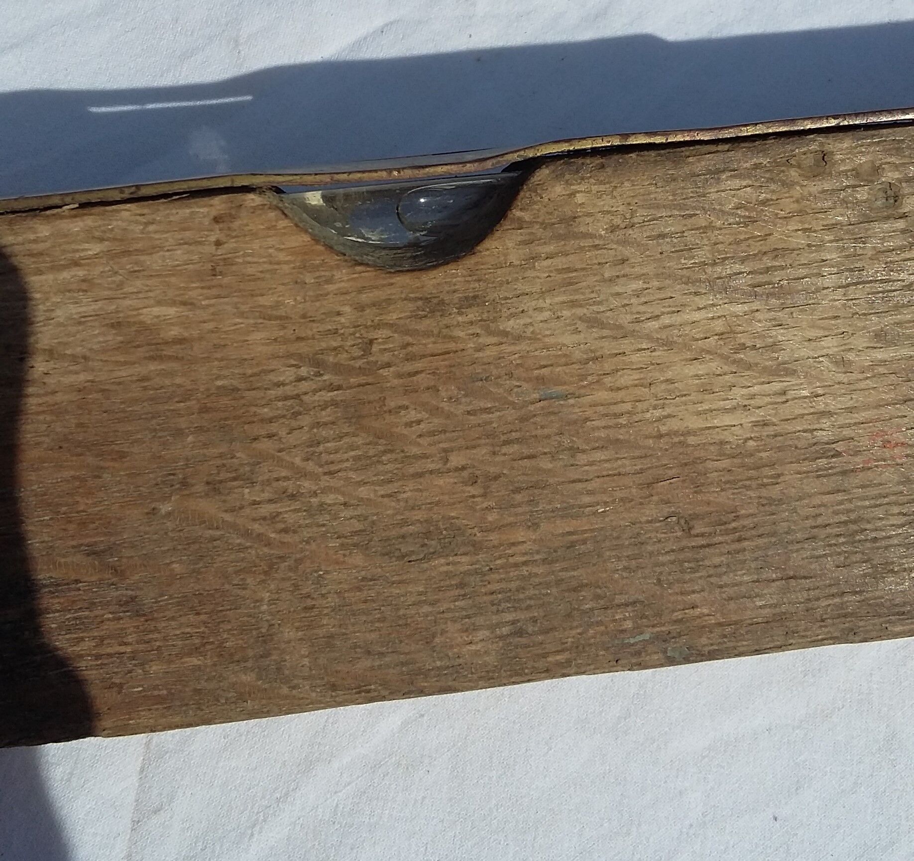 Wood and metal level - Old tool