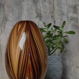Striped Murano vase