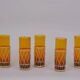 Wicker lemonade glasses x6