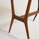 Scandinavian teak vanity table with integrated mirror, 1960s