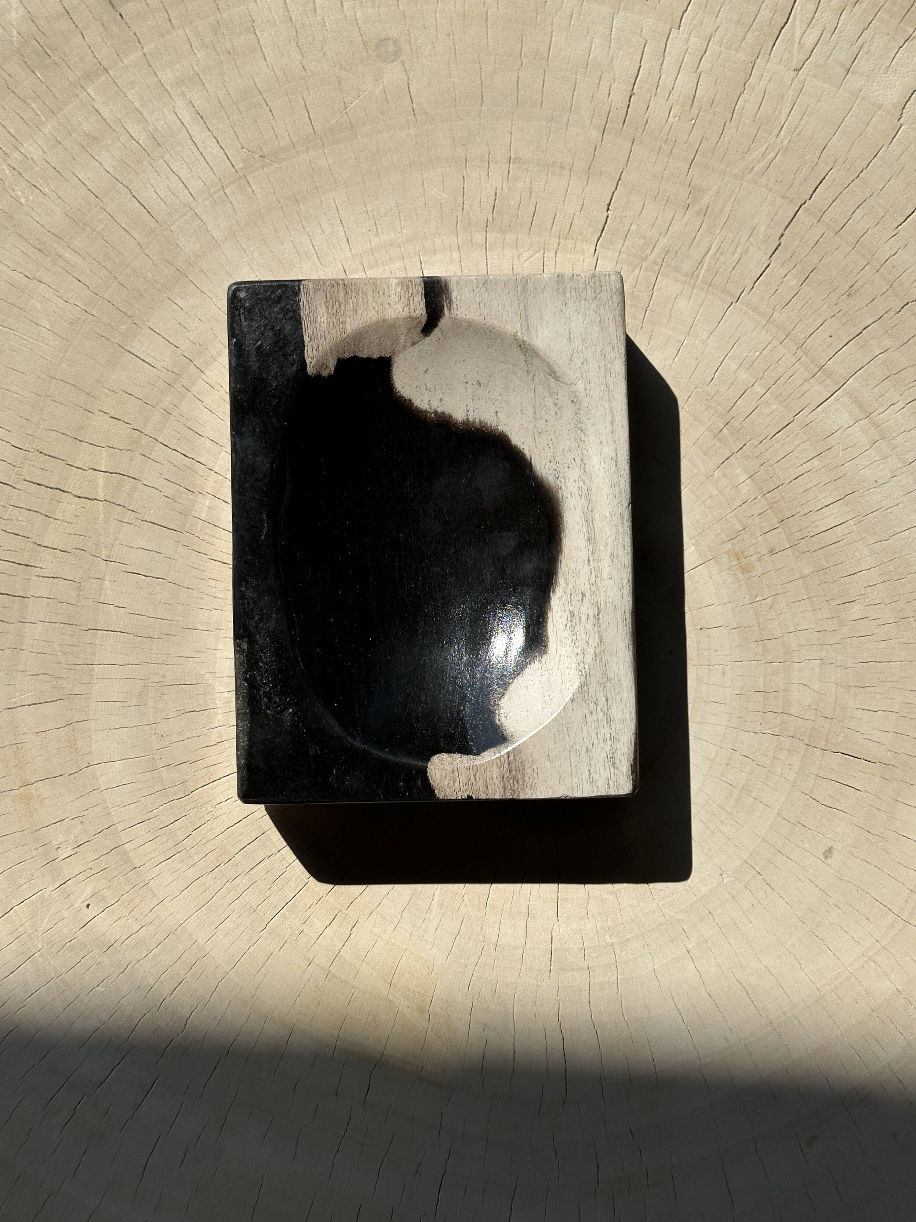 Petrified wood pocket emptier