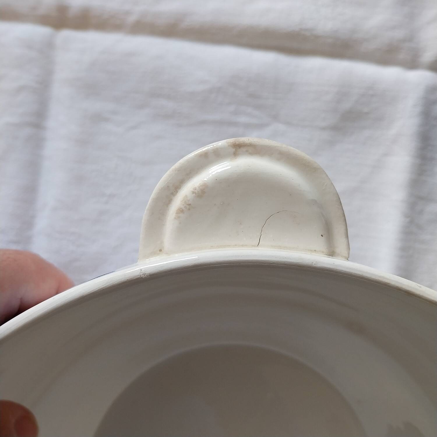 Old art deco Badonviller soup tureen