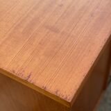 Mid century modern scandinavian teak desk