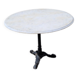 Bistro table with marble top