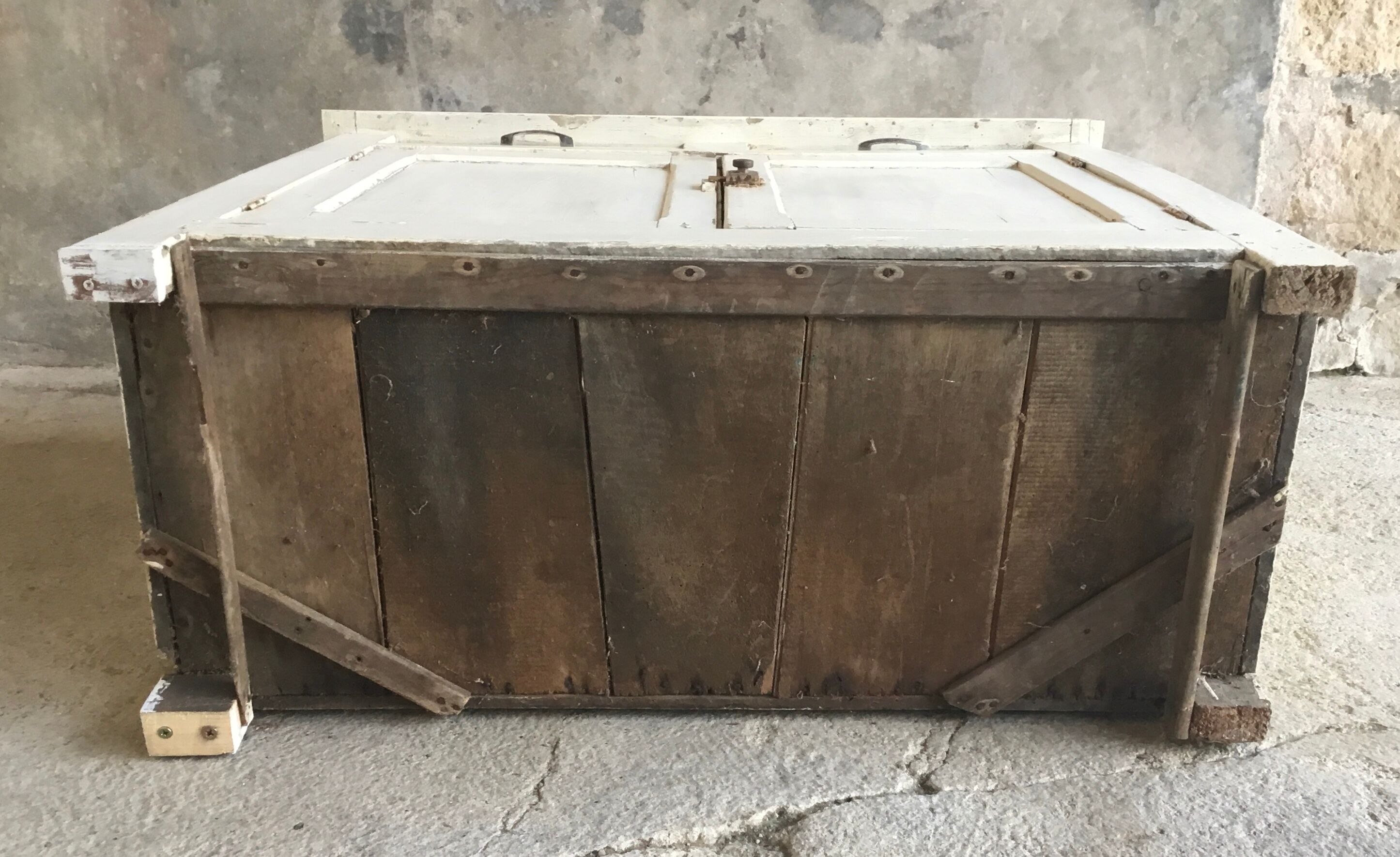 White parisian sideboard early twentieth century