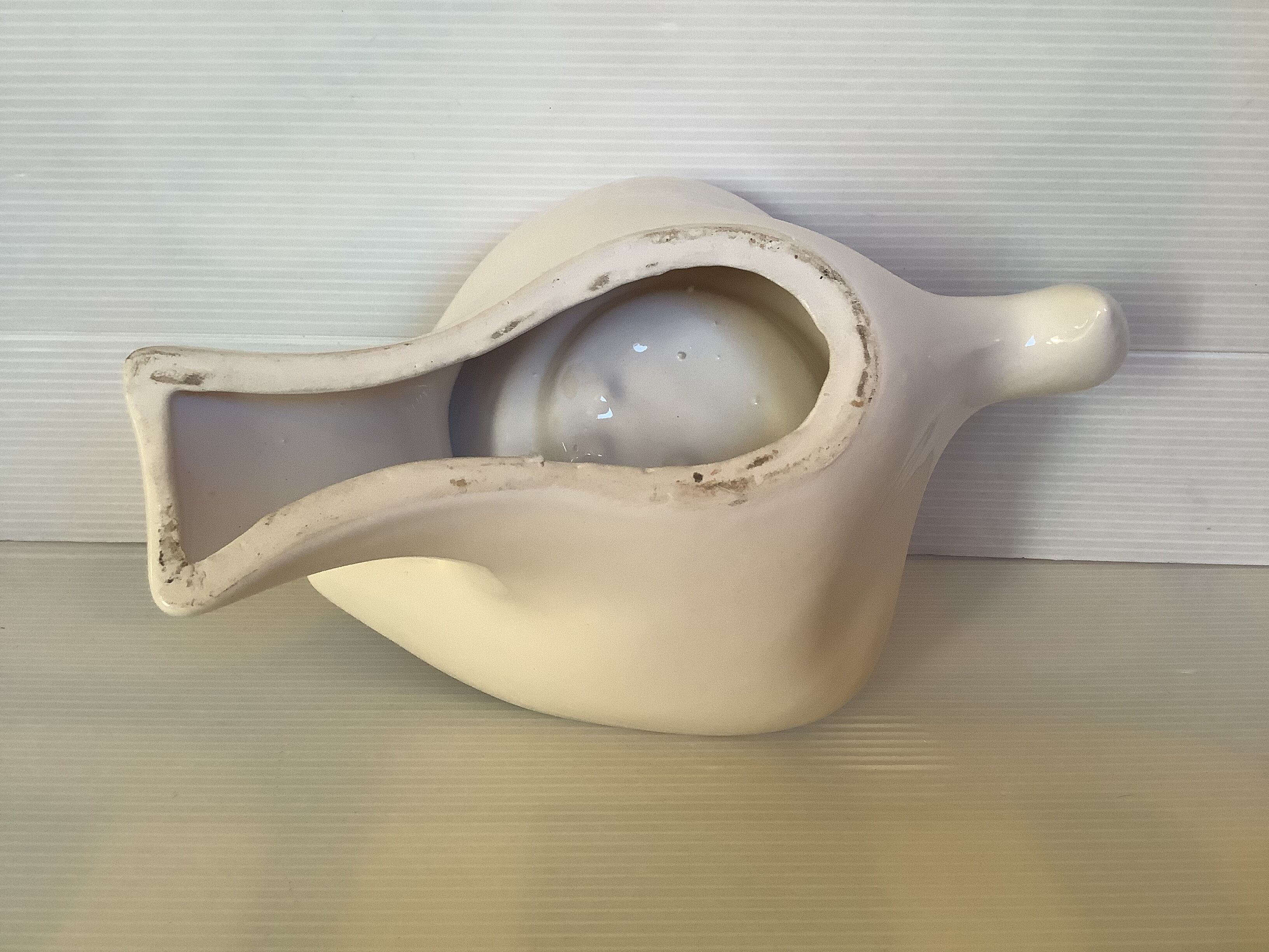 White bird dove candle holder
