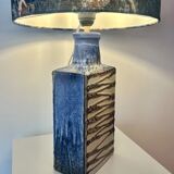 Exceptional floor lamp in Scheurich fireplace vase.