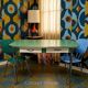 Ensemble Table à tiroirs & 2 Chaises Formica – Circa1950