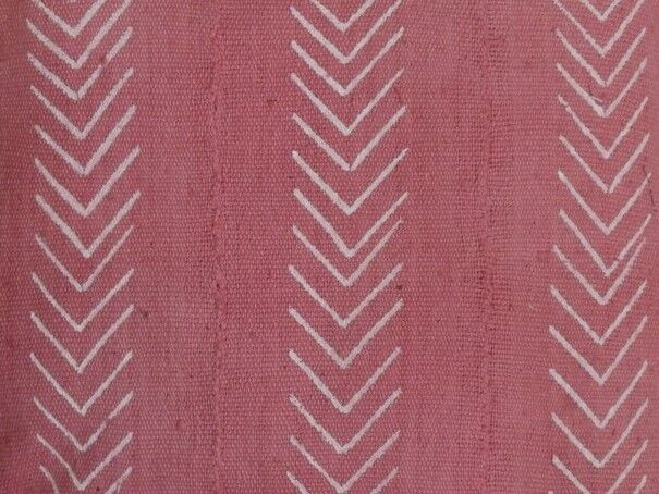 Bogolan rose coussin cover