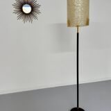 Old metal and persplex floor lamp, French design, vintage 60s