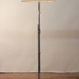 Minimalist floor lamp 1970s in chromed metal