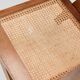 Caned lounge chair