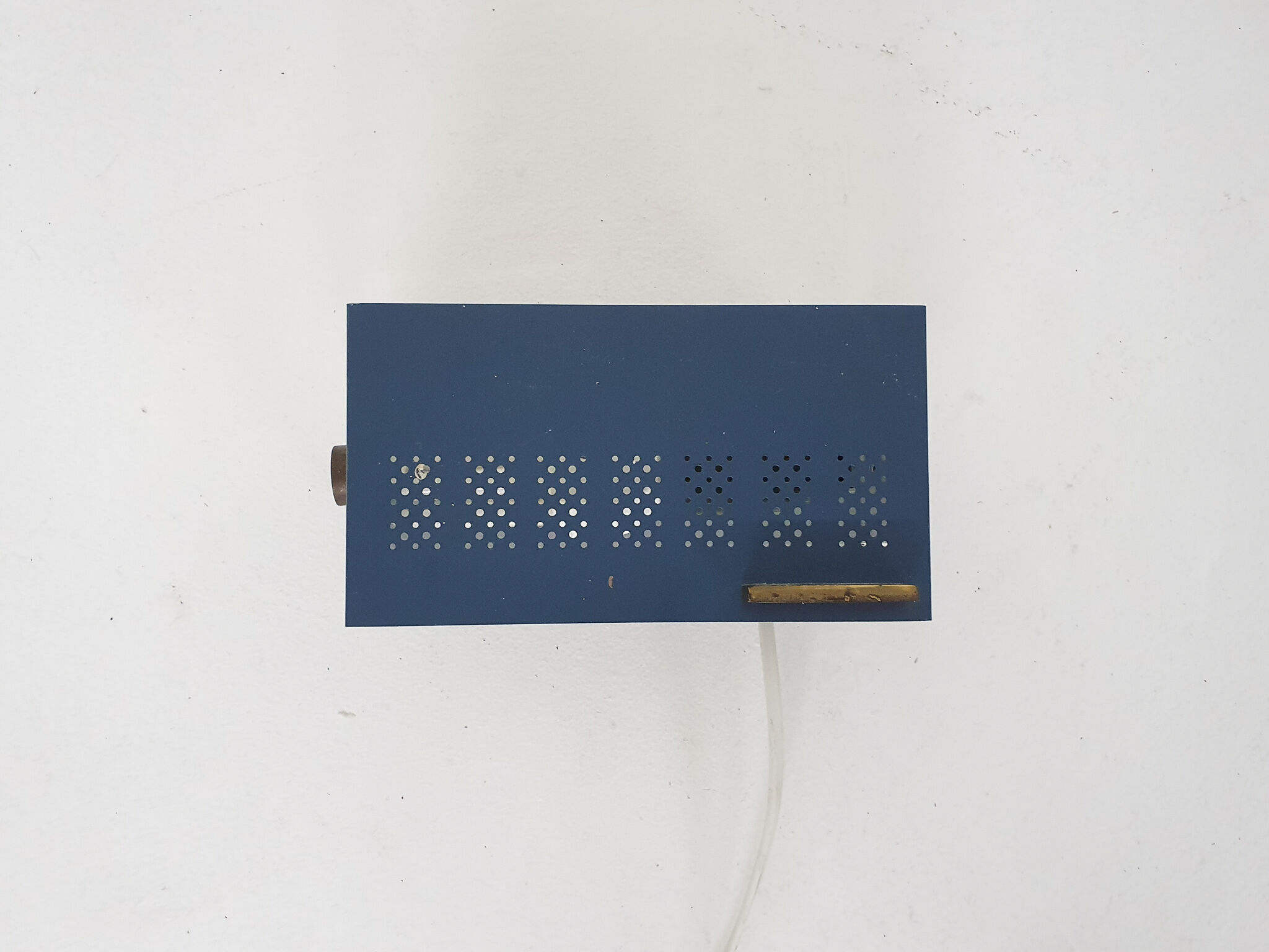Mid-century metal and brass wall light, The Netherlands 1950's