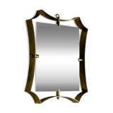 Italian Brass Mirror, 50s