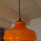 Suspension en opaline orange 70s