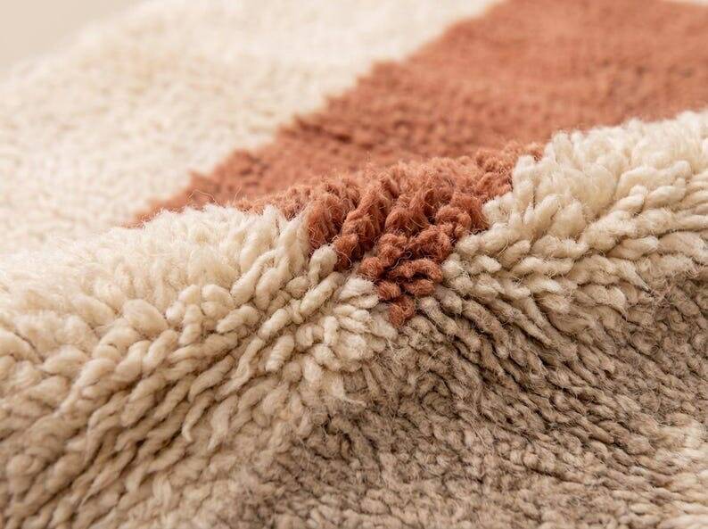 Traditional handmade pure wool Berber rug 1.5/2.5 m